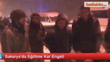 Sakaryada Eğitime Kar Engeli