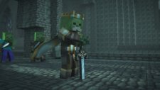 Herobrine vs zombiler