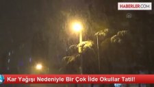 Kar Yağışı Nedeniyle Birçok İlde Okullar Tatil