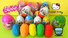 20 Sürpriz Yumurta Açımı! Kinder, Barbie ve Oyun Hamurundan Sürpriz Yumurtalar