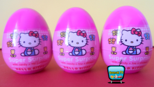 3 Hello Kitty Sürpriz Yumurta Açımı, Hello Kitty Oyuncak Yumurtalar
