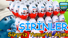Kinder Sürpriz Yumurtalar - Şirinler Serisi Oyuncakları