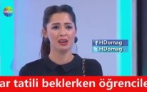 Kar Tatili Beklerken Öğrenciler (Temsili)