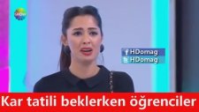 Kar Tatili Beklerken Öğrenciler (Temsili)