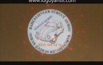 Logo Yansıt Dış Ortam Dönen Logo ve Lazer Yansıtıcı Sürücü kursu Uygulama videosu