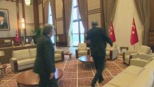 BM Mülteciler Yüksek Komiseri Guterres Cumhurbaşkanlığı Sarayı’nda
