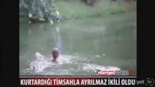Timsah ile Dostluk - Kosta Rika