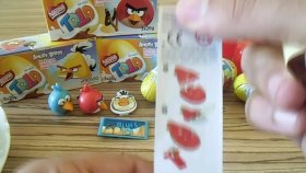 9 Nestle TOTO Angry Birds Süpriz Yumurta Açma