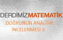 Doğrunun analitik incelenmesi 5