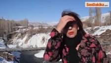 Muradiye Şelalesi Dondu
