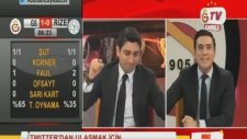 Sneijderin golü anında GS TV spikeri