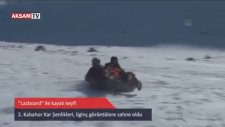 Rizede Lazboard İle Kayak Keyfi