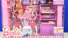 Barbie Bebek Malibu Cafe paket açma ve tanıtım - EvcilikTV Oyuncak Oyunları