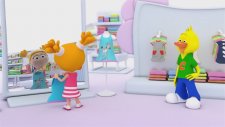 Civil Çocuk Dünyası - Tinky ve Minky elbise deniyor