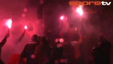 Galatasaraya Floryada Coşkulu Karşılama!...