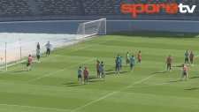 Lampard Ve Agueronun Frikik Kapışması!...