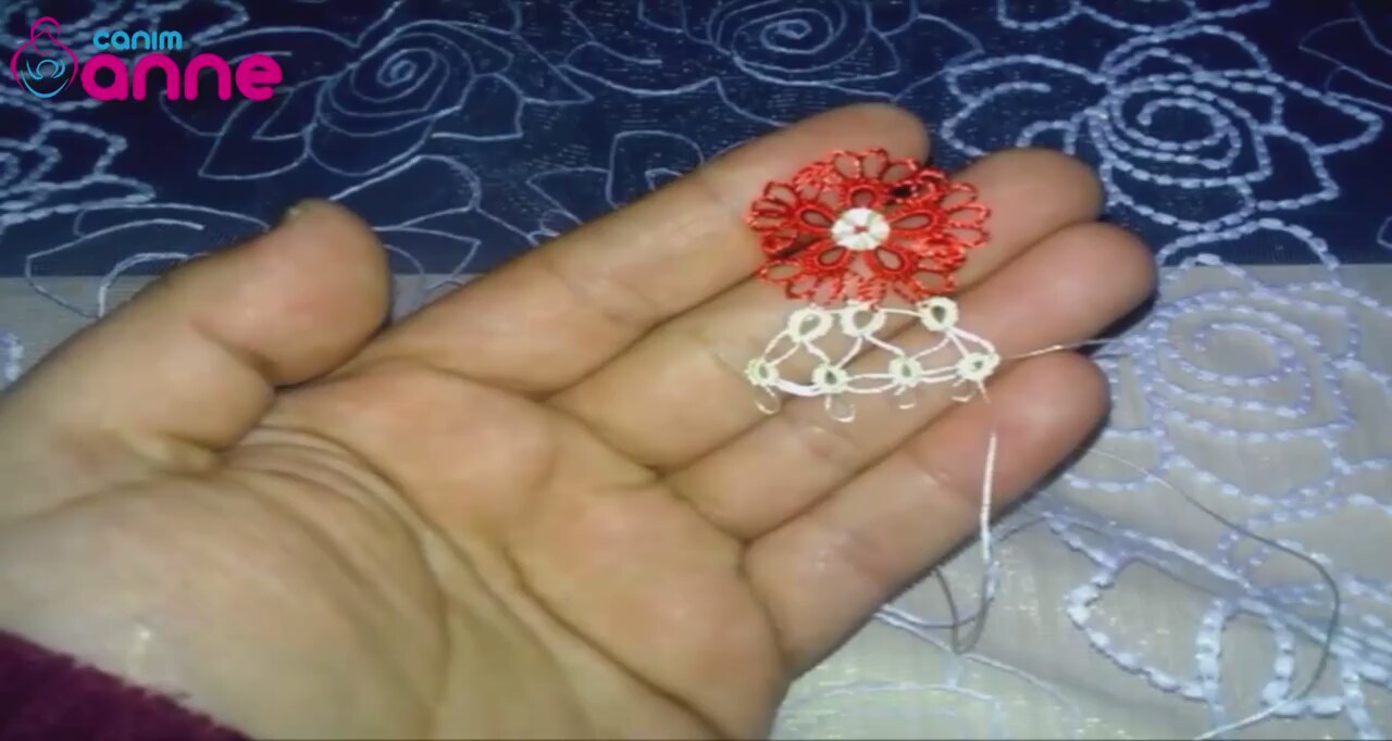 Mekik Oyası Anne Çiçek Modeli Yapımı Türkçe Videolu Mekik Oyası Anne Çiçek Modeli Yapımı Türkçe Videolu