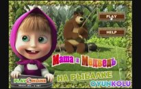Maşa ve Ayı Balık Tutma Oyununun Oynanış Videosu