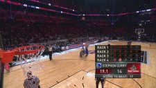 Üç sayı yarışmasını kazanan Stephen Curry oldu