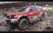 Mitsubishi Pajero Tamiya CC-01 Kar ve Çamur