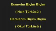 Emre Behrem - Derslerim Biçim Biçim (Okul Türküsü)