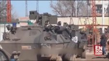 Türk Tankları Kobani'den Böyle Geçti