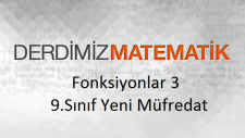 Fonksiyon 3 - Birim Fonksiyon Sabit Fonksiyon - 9.Sınıf Yeni Müfredat