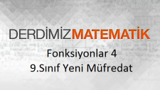 Fonksiyon 4 - Örnek Sorular - 9.Sınıf Yeni Müfredat