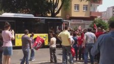 Kazlıçeşme Mitingine Giden Belediye Otobüslerini Durdurmak