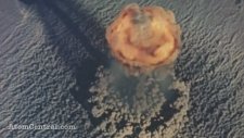 Atom Bombası Patlaması - Kuşbakışı Görünüm