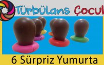 6 Adet Kinder Sürpriz Yumurta Açıyoruz | Türbulans Çocuk | 6 Kinder Surprise Eggs Unboxing