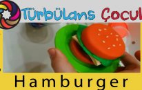 Oyun Hamuru ile Hamburger Yapımı | Türbülans Çocuk | Play Doh Hamburger