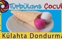 Oyun Hamuru ile Külahta Dondurma Yapımı | Türbülans Çocuk | Play Ice Cream