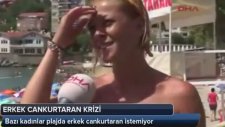 Kadın Plajında Erkek Cankurtaran Tepkisi