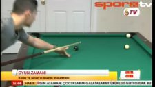 Koray Günter ve Sinan Gümüş'ün bilardo kapışması!...