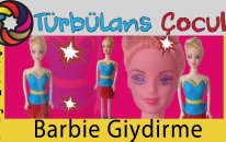 Oyun Hamuru İle Barbie Elbise Yapımı Türbülans Çocuk | Barbie Dressing Play Doh