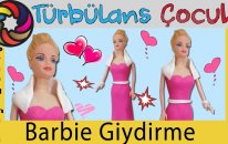 Oyun Hamuru İle Barbie Gece Kıyafeti Yapımı Türbülans Çocuk | Barbie Dressing Play Doh