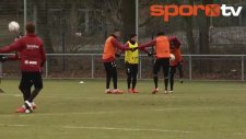 Tayfun Korkut'un İlginç Antrenmanı!...