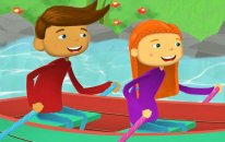 Row Row Row Your Boat - Edis ile Feris İngilizce Çizgi Film Çocuk Şarkıları Videoları