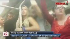Genç Kız Metroda Tacize Uğrayınca