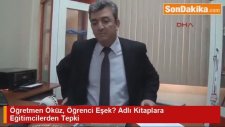 'Öğretmen Öküz', 'Öğrenci Eşek' Adlı Kitaplara Eğitimcilerden Tepki
