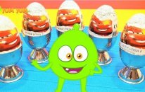 Arabalar - Cars - 5 Yumurta açımı - Sürpriz Yumurta Avcısı - YumYum Tivi