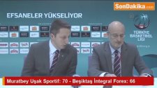 Muratbey Uşak Sportif: 70 - Beşiktaş İntegral Forex: 66