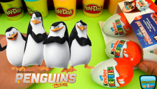 3 Kinder Sürpriz Yumurta Açımı Madagaskar Penguenleri Oyuncak Serisi
