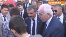 Mustafa Kamalak ve Mustafa Destici, Vatandaşları Selamladı