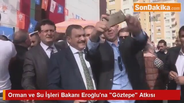 Orman ve Su İşleri Bakanı Eroğlu'na quot Göztepe quot Atkısı