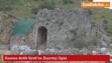 Kaunos Antik Kenti'ne Ziyaretçi İlgisi