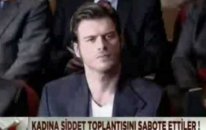 Kivanc Tatlitug in Bende Hayir Diyorum Campaign ( Kanalturk Ana Haber Report - March 7th 2012 )