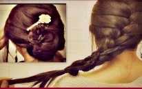 HOW TO: FRENCH BRAID YOUR OWN HAIR TUTORIAL| ROMANTIC UPDO BUN hairstyles FOR MEDIUM LONG HAIR