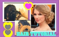 TAYLOR SWIFT HAIR TUTORIAL | CUTE HAIRSTYLES | CURLY MESSY BUN UPDOS for MEDIUM LONG HAIR | PROM